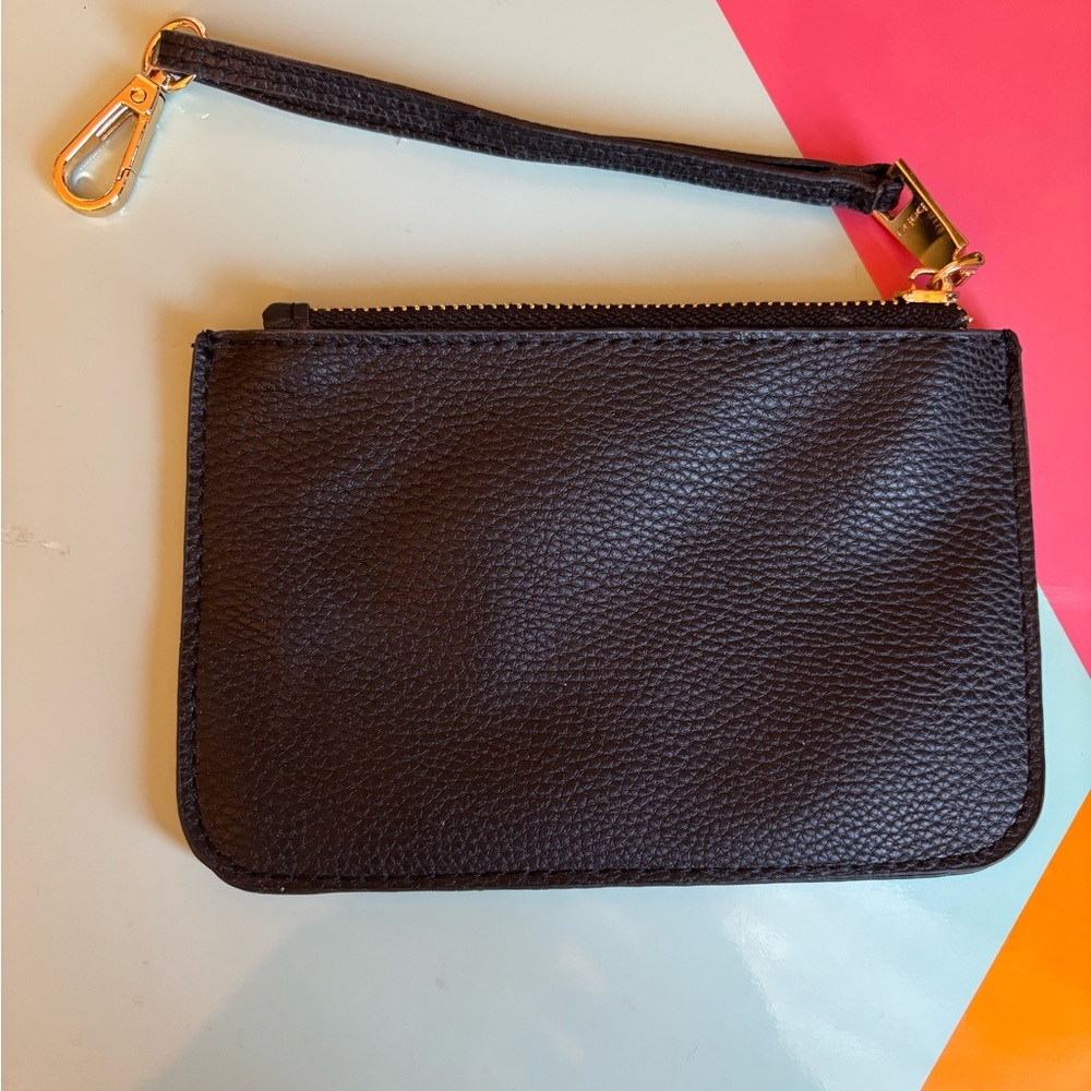 Bebe wristlet - Black EUC  🌼